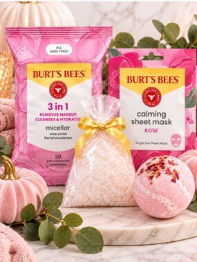 $15 When Bundled – Care Package People Actually Want - (Burt’s Bees Rose Kit)